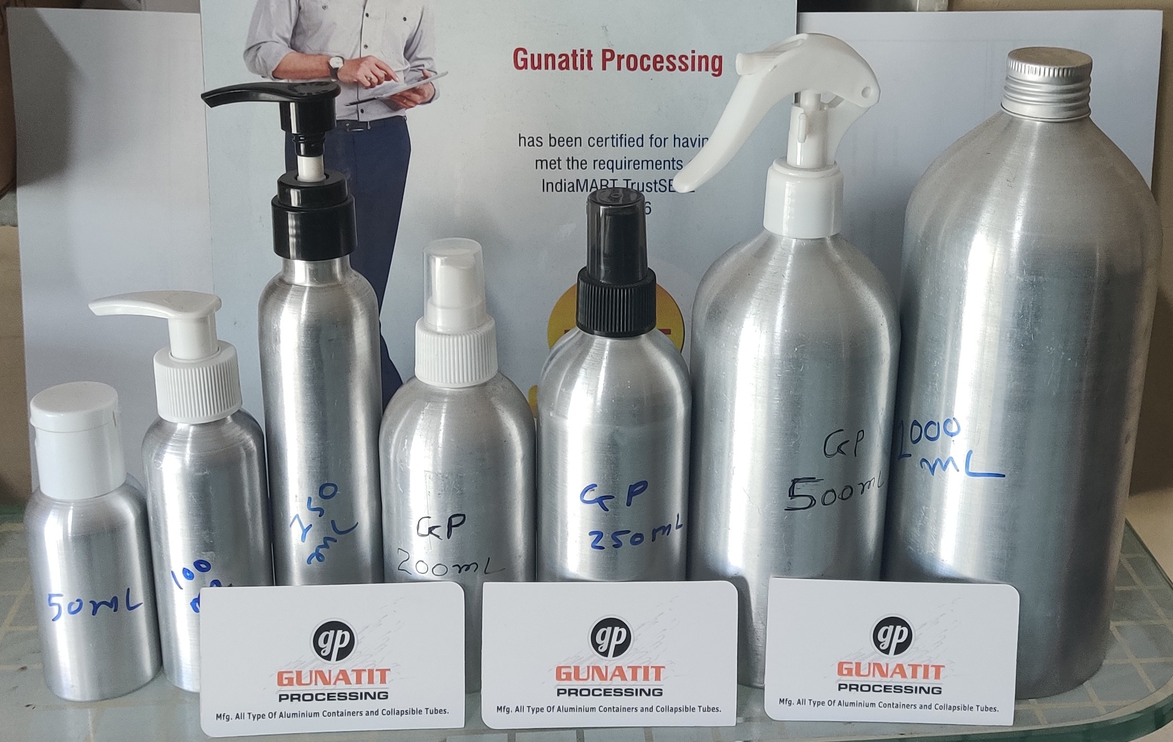 Premium Aluminium Cosmetic Bottle