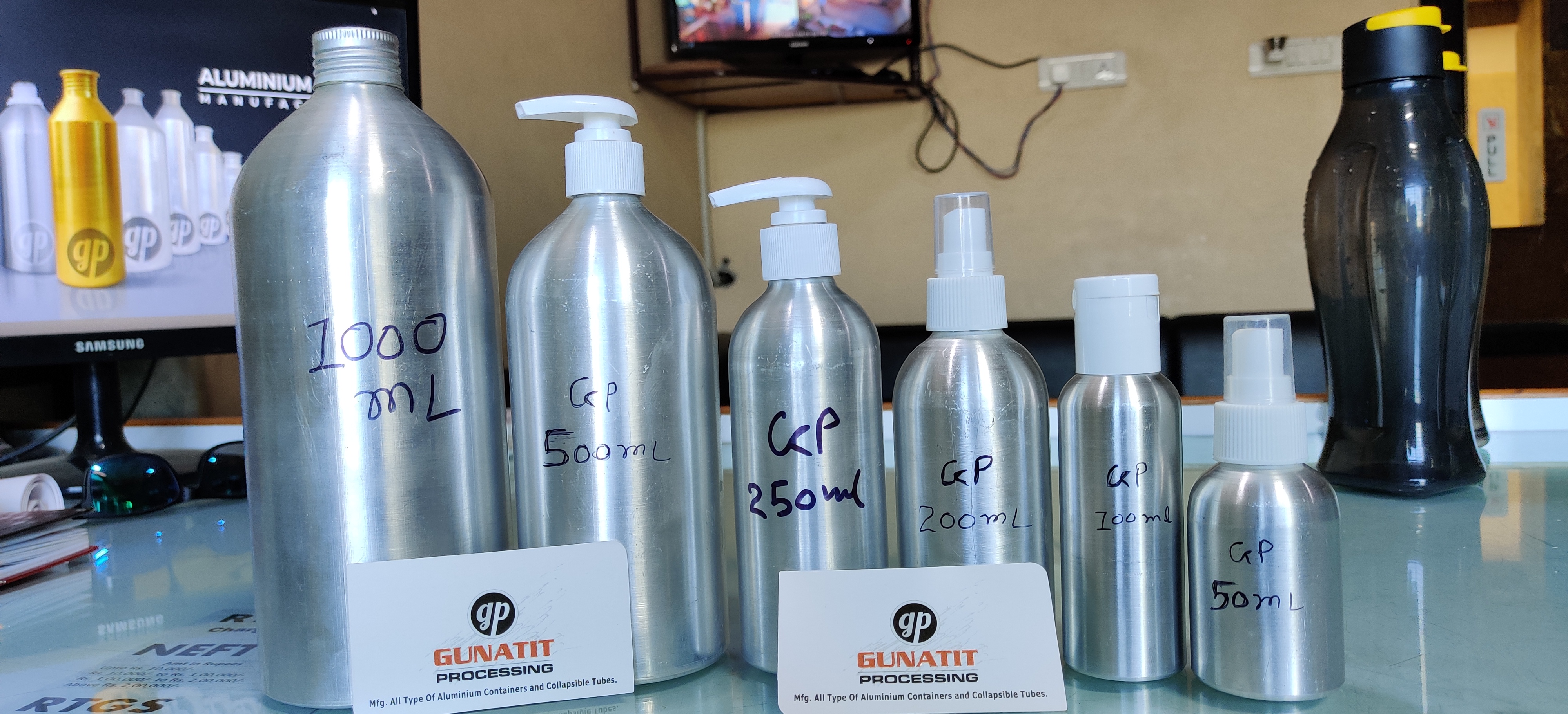 Premium Aluminium Cosmetic Bottle