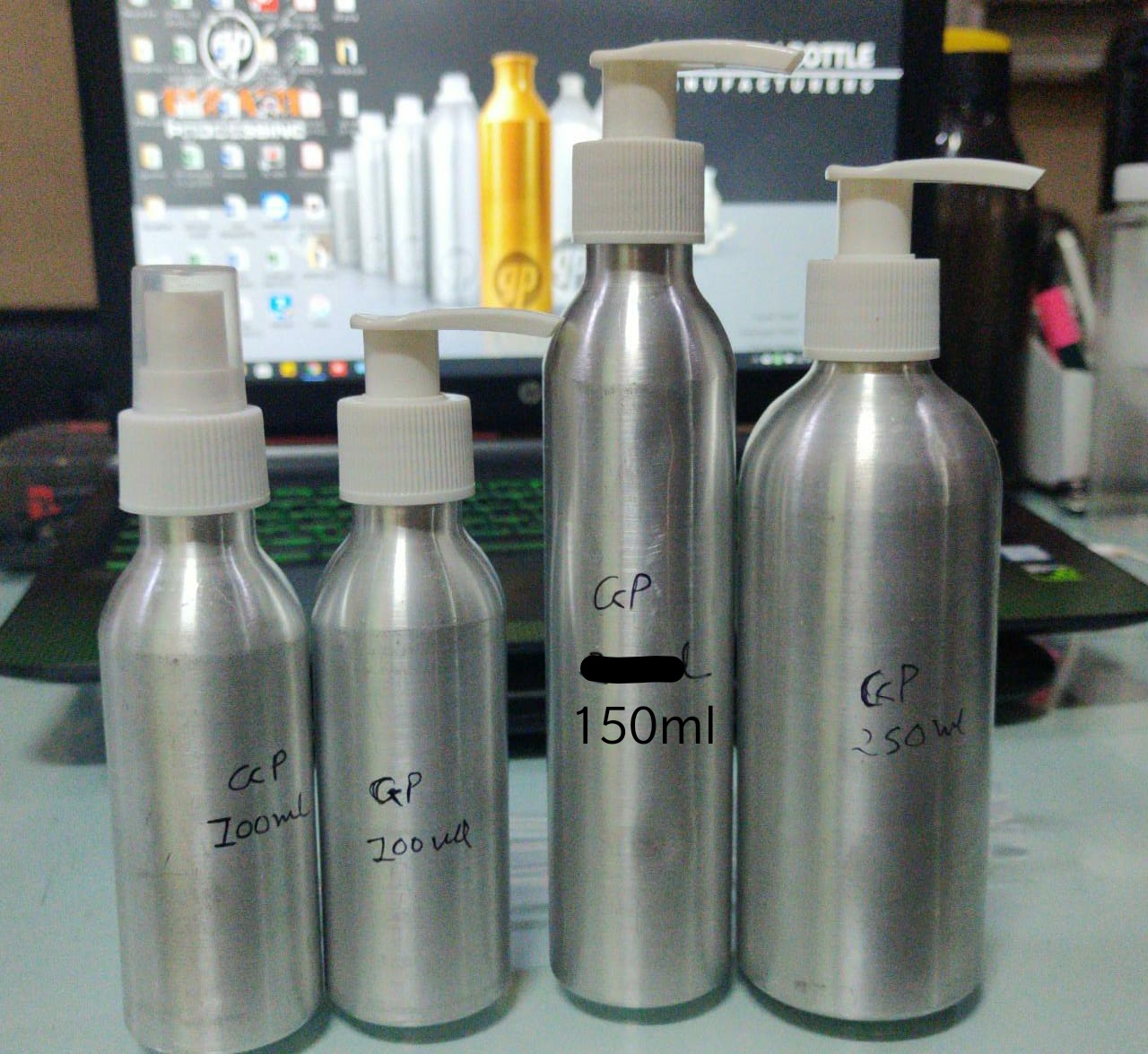 Premium Aluminium Cosmetic Bottle