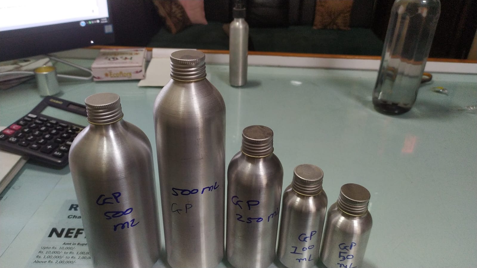 Premium Aluminium Cosmetic Bottle